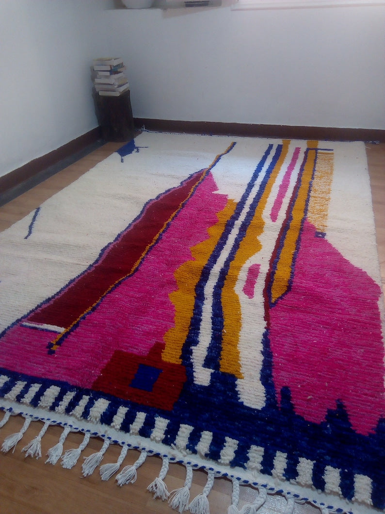 Wool Berber Carpet - 302x202cm - Natural Wool - MAI23203