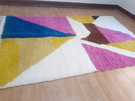 Wool Berber Carpet - 240x157cm- Natural Wool - MAI23212