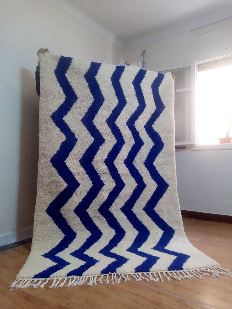Wool Berber Carpet - 255x156cm - Natural Wool - FIV2341